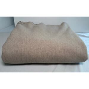 Holland and Sherry Wool Fabric J & J Crombie - 3.5 Yards Tan
